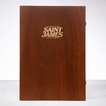 SAINT JAMES - Single Cask 1998 - Holzbox 2 Gläser - Extra Alter Rum - 42,8° - 70cl