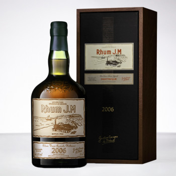 RHUM JM - Jahrgang 2006 - Lederetikett - 15 Jahre - Extra Alter Rhum - 41,5° - 70cl