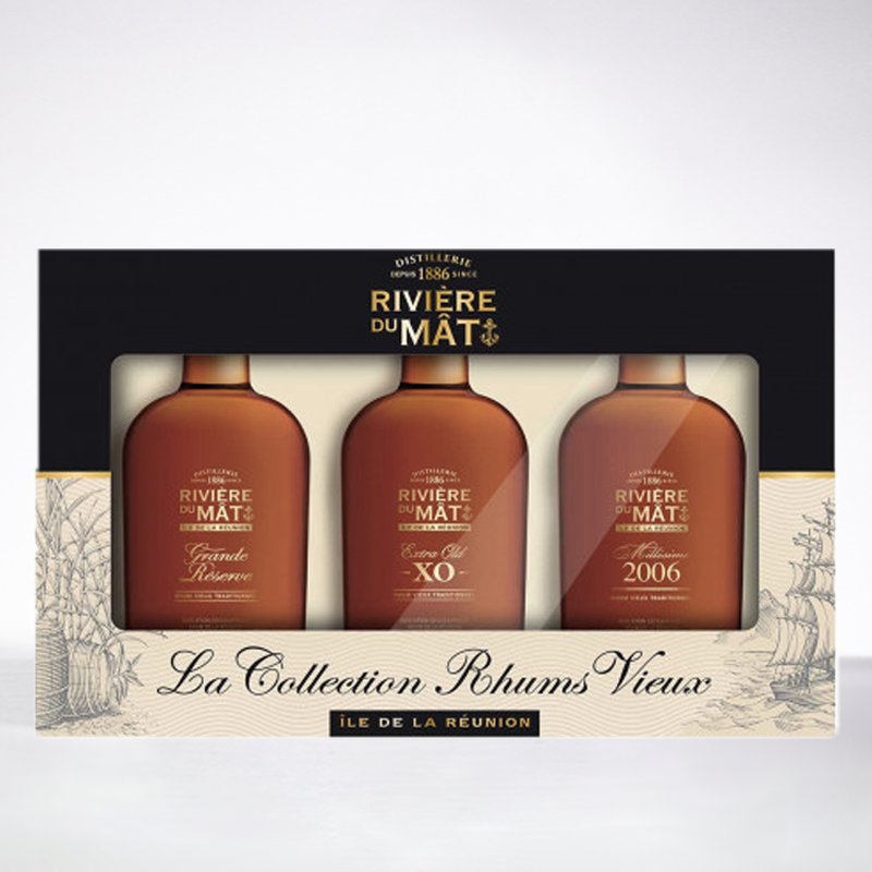 Rhum arrangé RIVIERE DU MAT : le coffret de 3 bouteilles de 20cL à Prix  Carrefour