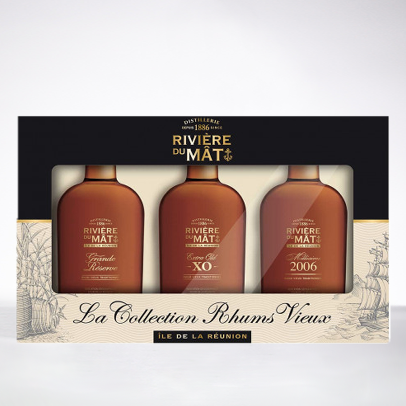 Rhum Rivière du mât - Coffret de dégustation - Rhum vieux - La Réunion