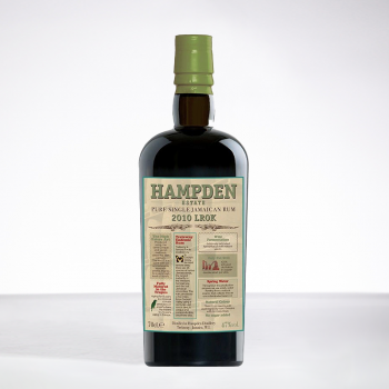 HAMPDEN - LROK - 2010 - Rhum Hors d'age - 47° - 70cl