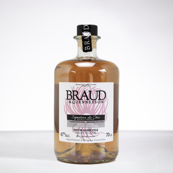 BRAUD & QUENNESSON - Signature du chai - Rhum élevé sous bois - 47° - 70cl