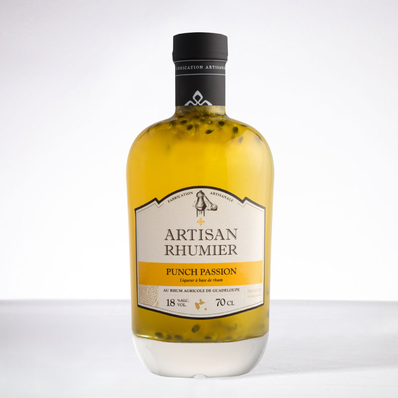 ARTISAN RHUMIER - Punch Passion - Rhum arrangé - 18° - 70cl