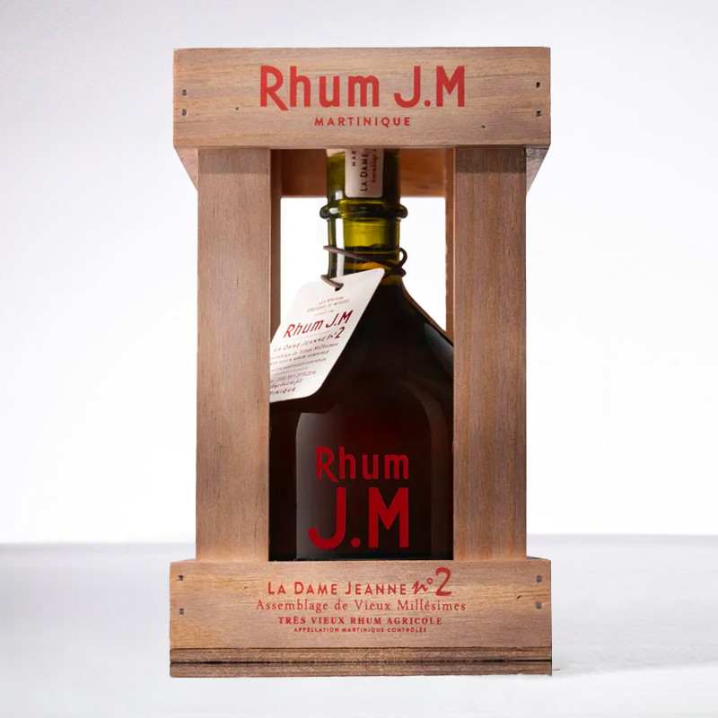 RHUM JM - Dame Jeanne N°2 - Rhum hors d'âge - 45,9° - 70cl