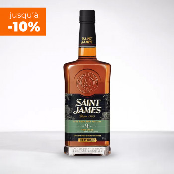 SAINT JAMES - 9 ans - Extra Alter Rum - 43° - 70cl