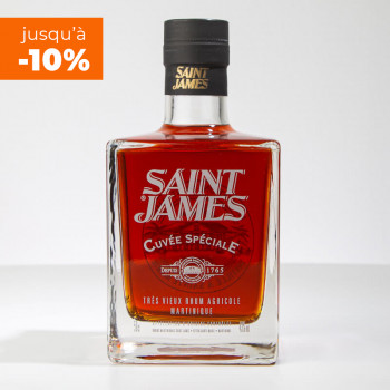 SAINT JAMES - Cuvée spéciale cubique - Rhum très vieux - 43° - 50cl