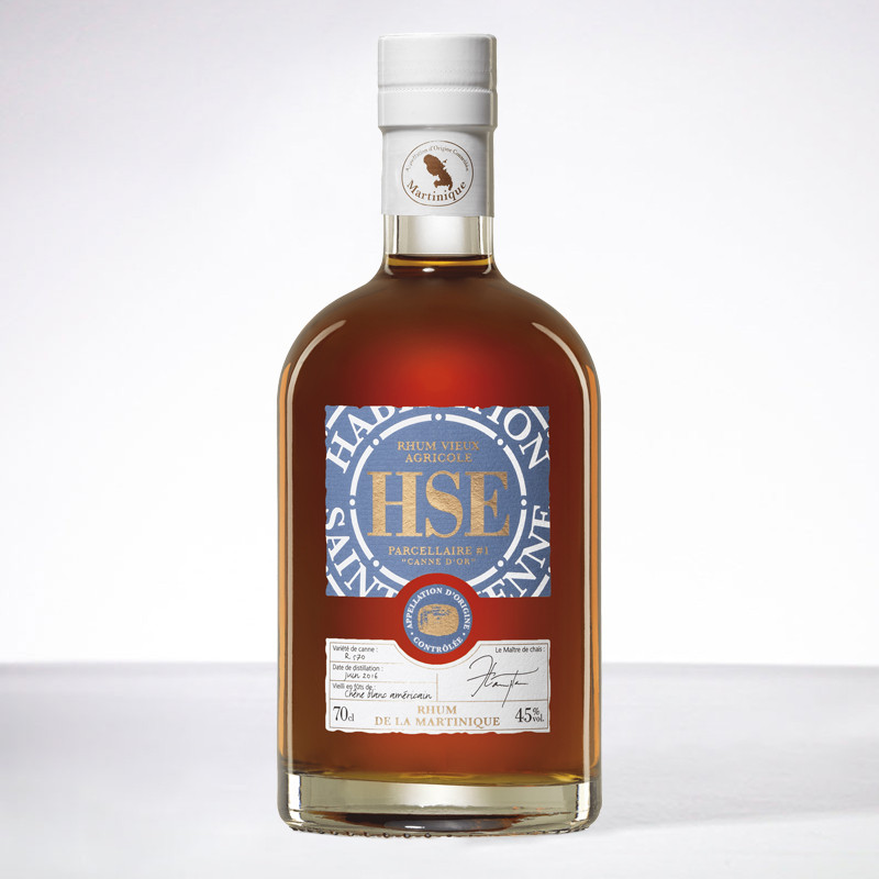 HSE - Parcellaire n°1 - Canne d'Or 2016 - Rhum vieux - 45° - 70cl