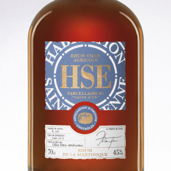 HSE - Parcellaire n°1 - Canne d'Or 2016 - Rhum vieux - 45° - 70cl