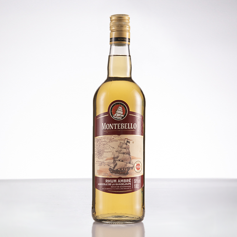 MONTEBELLO - Rhum Ambré - 50° - 1L MONTEBELLO - Rhum Ambré - 50° - 1L