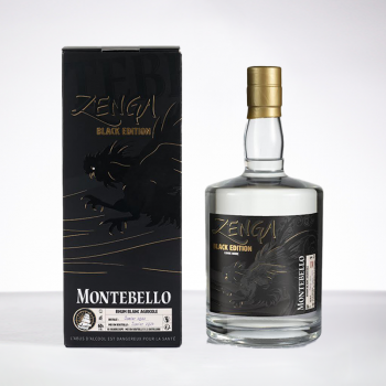 MONTEBELLO - Zenga Black - Rhum Blanc Monovariétale - 60° - 70cl