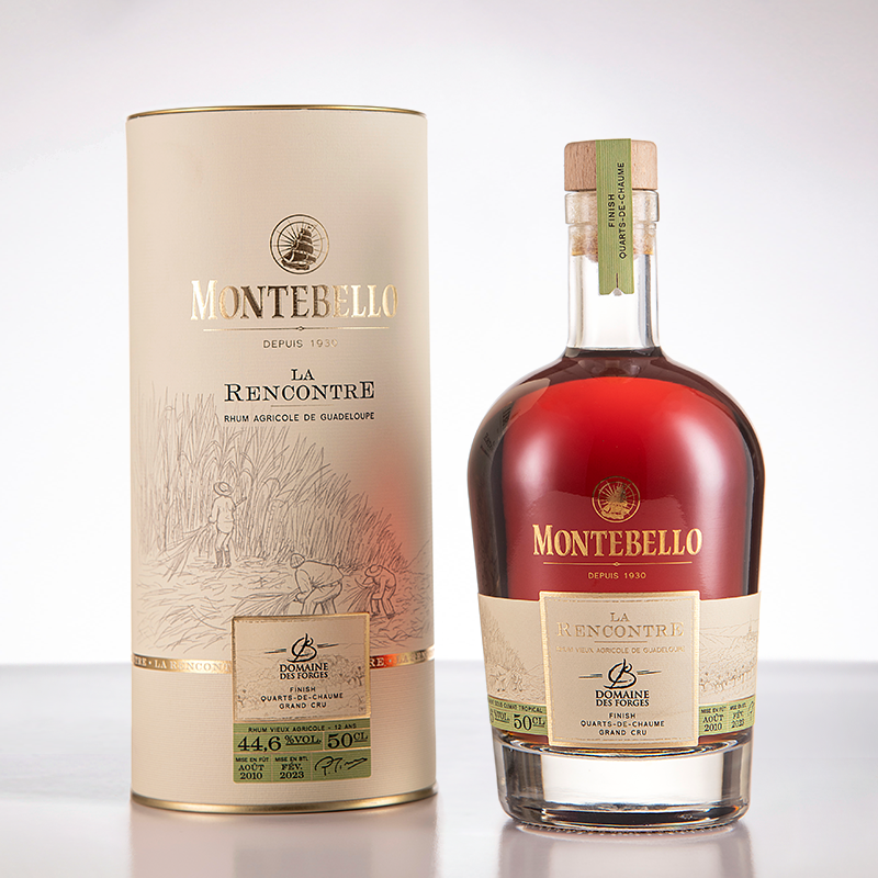 MONTEBELLO - Rhum hors d'âge - 12 ans - Finish quarts-de-chaume - 44,60° - 50cL