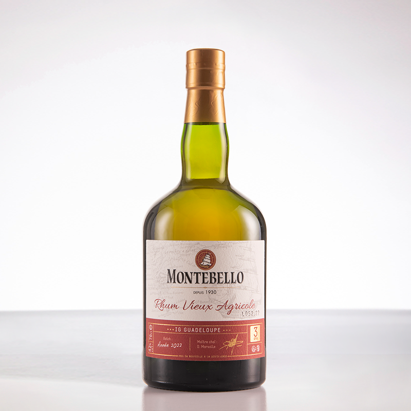 MONTEBELLO - Alter Rum - 3 Jahre - 42°- 70cl