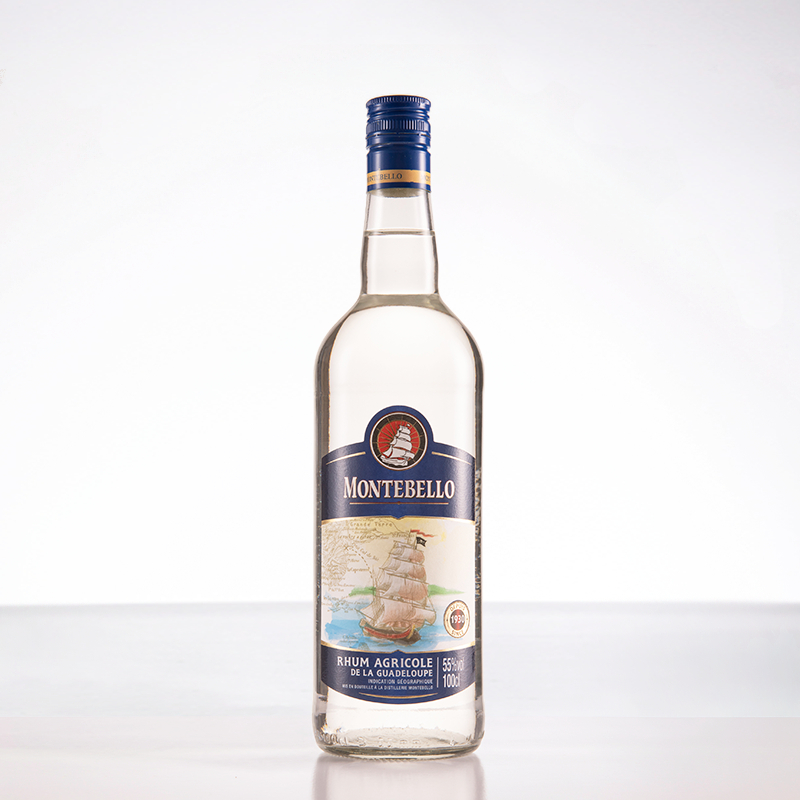 MONTEBELLO - Agricole Weißer Rum - 55° - 1L