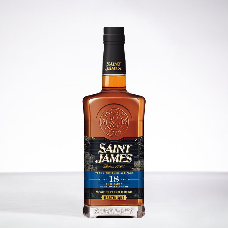 SAINT JAMES - 18 ans - Rhum hors d'âge - 43° - 70cl