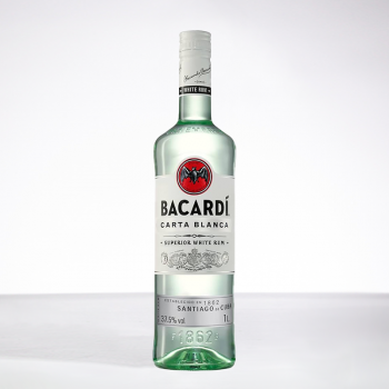 BACARDI - Carta Blanca - Rhum Blanc - 37,5° - 70cl
