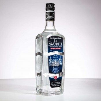 LA FAVORITE - Coeur de Canne - ancienne bouteille - Rhum blanc - 50° - 100cl