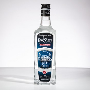 LA FAVORITE - Coeur de Canne - ancienne bouteille - Rhum blanc - 50° - 100cl