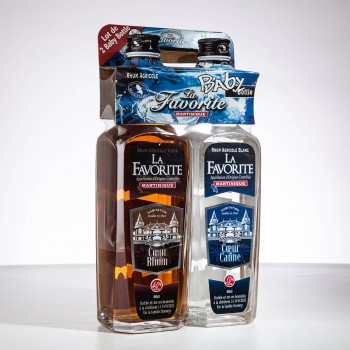 LA FAVORITE - Baby Bottle - Weisser Rum + Alter Rum - 50° - 50cl