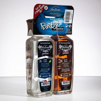 LA FAVORITE - Baby Bottle - Weisser Rum + Alter Rum - 50° - 50cl