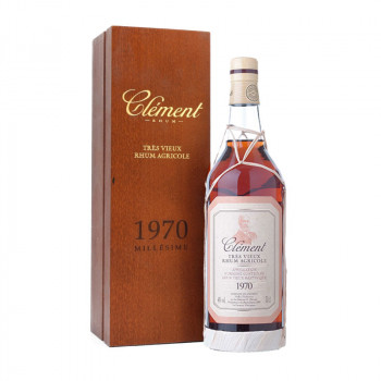 CLEMENT - Millésime 1970 - Rhum hors d'âge - 44° - 70cl