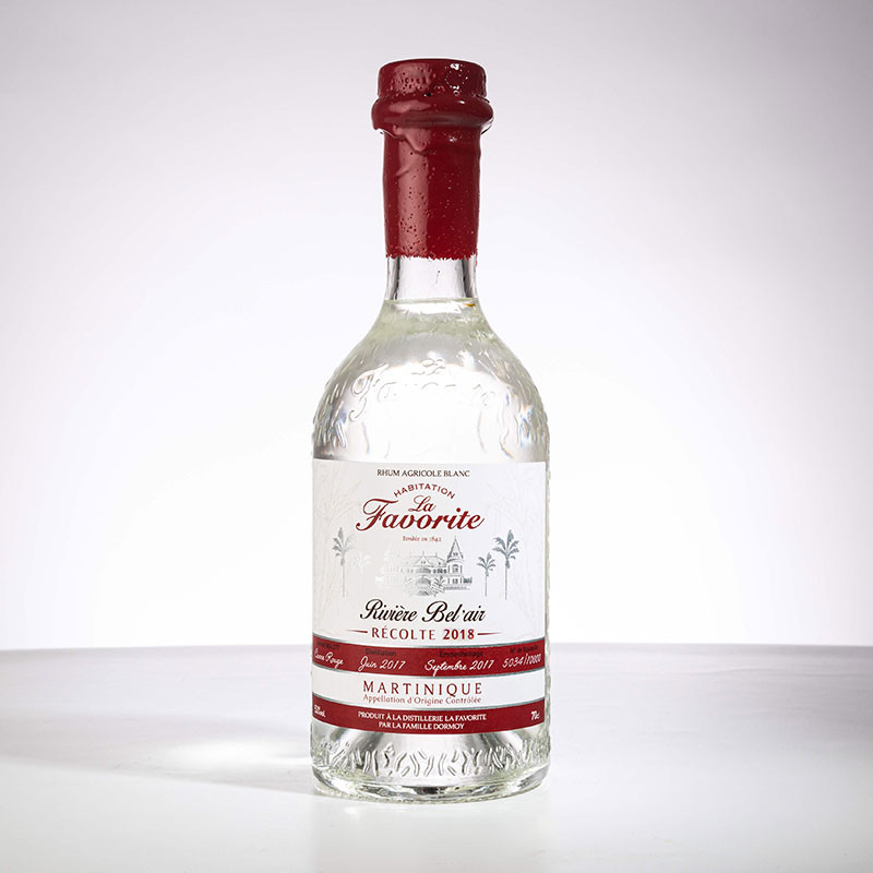 LA FAVORITE - Rivière Bel'air 2017 - Weisser Rum - 53° - 70cl