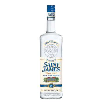 SAINT JAMES - Weisser Rum - 55° - 70cl