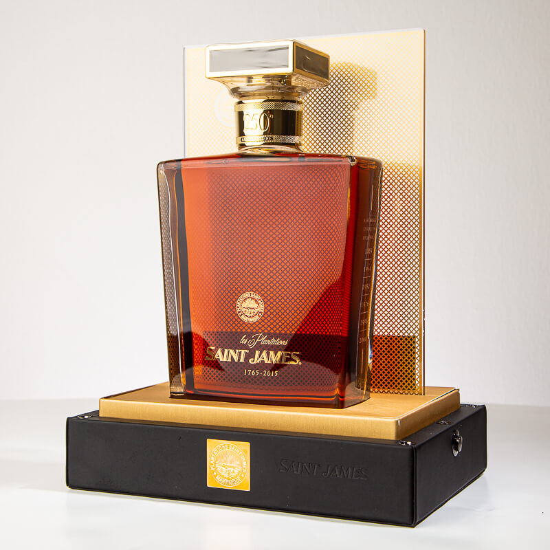 SAINT JAMES - Cuvée 250 ans - Carafe Prestige - Extra alter Rum - 42° - 70cl