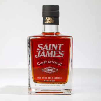 SAINT JAMES - Cuvée spéciale cubique - Sehr alter Rum - 43° - 50cl