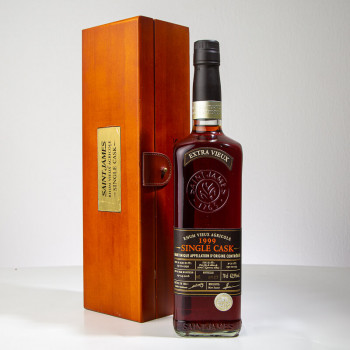 SAINT JAMES - Single Cask - 1999 - Holzkiste -Extra Alter Rum - 43° - 70cl