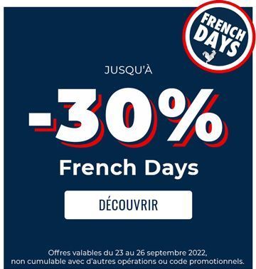 French Days septembre 2022
