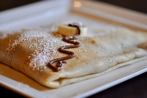 Crêpes  au rhum