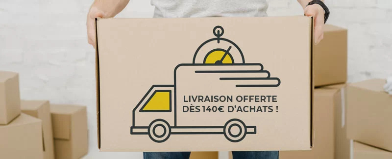 Livraison offerte dès 140€ d'achats